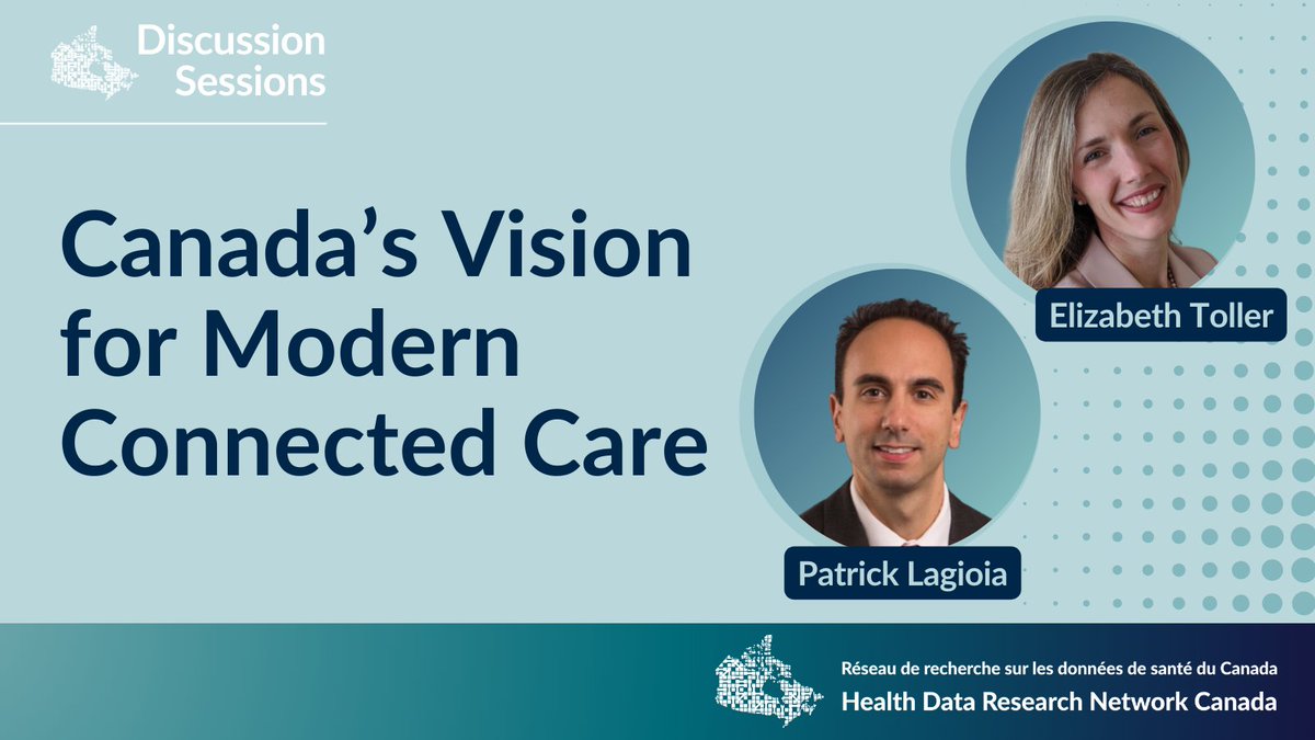 HDRN Canada - RRDS Canada (@hdrn_rrds) on Twitter photo 📊Implementing key priorities for #HealthData & digital health is essential for improving Canadian healthcare. Check out this talk by Elizabeth Toller & <a href="/p_lagioia/">Patrick Lagioia</a> on the progress & impact of <a href="/GovCanHealth/">Health Canada and PHAC</a>'s Joint FPT Plan.
👀WATCH ➡️bit.ly/DSJune2024 📊Implementing key priorities for #HealthData & digital health is essential for improving Canadian healthcare. Check out this talk by Elizabeth Toller & <a href="/p_lagioia/">Patrick Lagioia</a> on the progress & impact of <a href="/GovCanHealth/">Health Canada and PHAC</a>'s Joint FPT Plan.
👀WATCH ➡️bit.ly/DSJune2024
