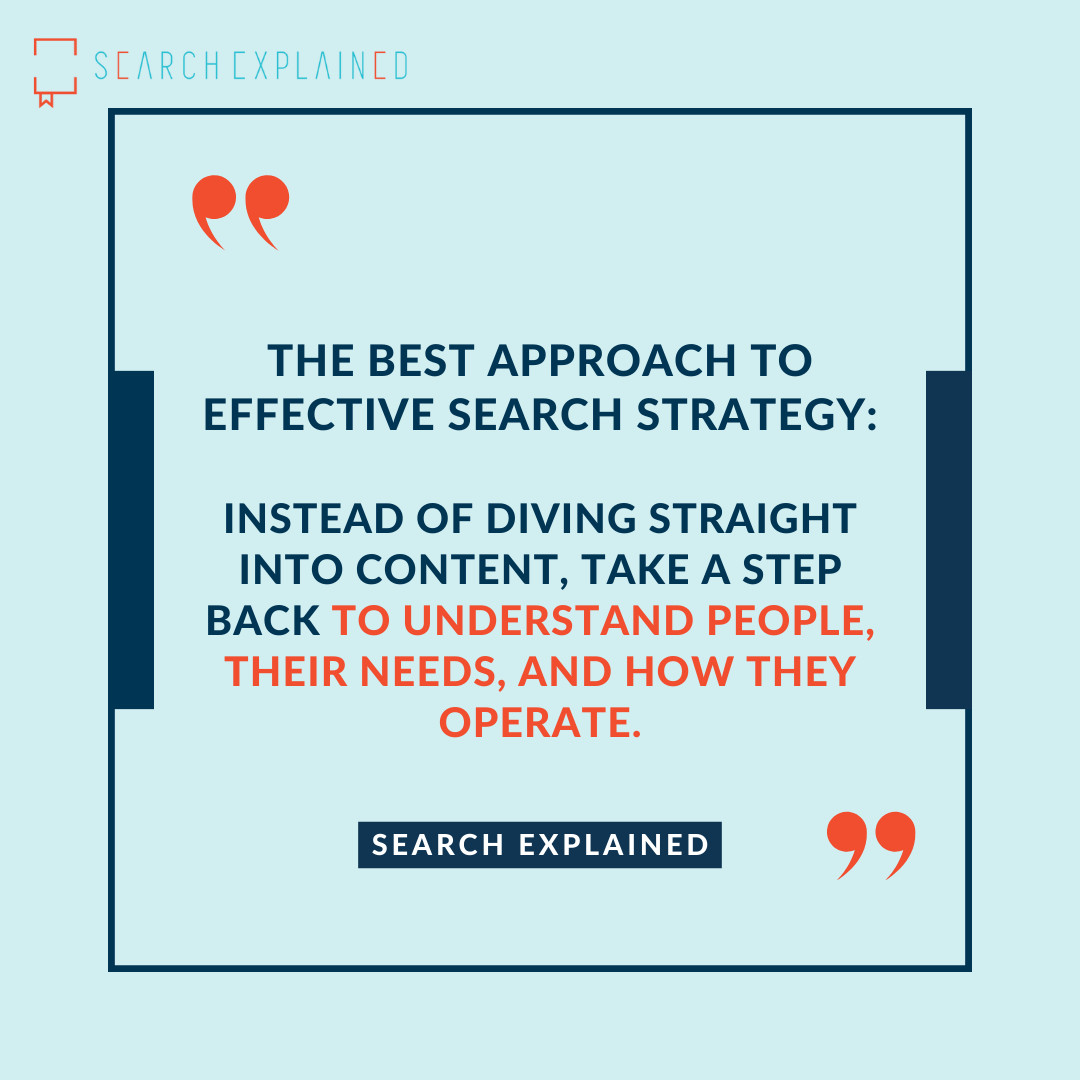 The best approach to an effective search strategy starts with understanding people. 

Taking the time to understand your users can make all the difference in developing a successful and efficient search strategy. 🌟

#MicrosoftSearch #Technology #Productivity #Innovation