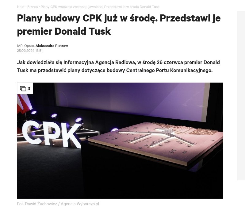 Jutro będzie wszystko wiadome‼️
next.gazeta.pl/next/7,151003,…
#takdlaCPK #cpk
<a href="/ABanucha/">Andrzej Banucha</a> <a href="/MacVVilk/">Maciej Wilk ✈️🌎🇵🇱</a> <a href="/Jakub_Kubajek/">Jakub Kubajek</a> <a href="/janekbala/">Jan Bała</a> <a href="/pawel_zariczny/">Paweł Zariczny</a> <a href="/WojciechCPK/">Wojciech🇵🇱</a> <a href="/TakDla_CPK/">Stowarzyszenie Tak dla CPK</a>
