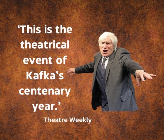 Kafka by Jack Klaff

<a href="/finborough/">Finborough Theatre</a>

Book now: 
finboroughtheatre.co.uk/production/Kaf…

Until July 6
 
#Kafka  #recommended #WhatsonLondon #Fringetheatre #uniquetheatre #nothinglikeit