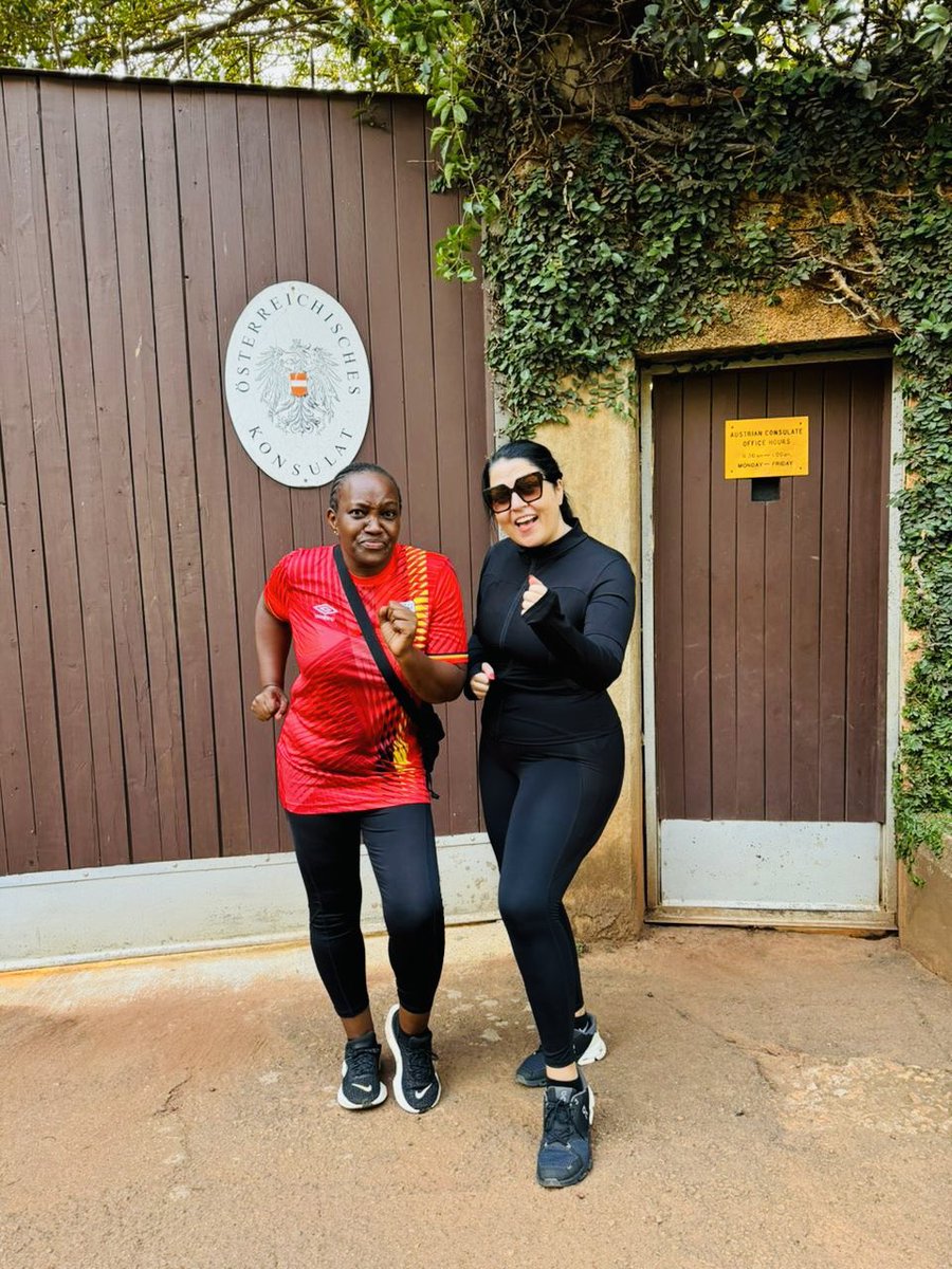 Today I had the pleasure of walking with <a href="/asiimwe4justice/">Jacqueline Asiimwe</a>. We connected over issues of customer care (yes, we all have to demand for high quality services), the value of honesty, and the color of G-nut sauce: I still hold it is purple! Many thanks Jackie, keep up the good work👏