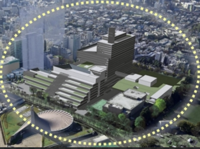 zqpCL4gDknmK1wE's tweet photo. NHKは、3400億もかけて
渋谷の一等地に、新社屋を建て替え中。

スカイツリーでさえ建設費は650億だというのに
費用はもちろん受信料から。

まるで、放送局の中心は俺様だとでもいいたげな
一大タウンのよう。 https://t.co/mdNy4kaqeq