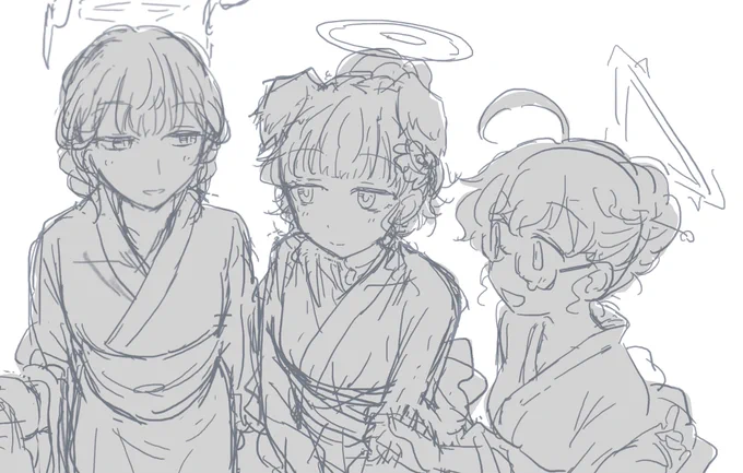 世の中が水着一色の中で浴衣を描いている