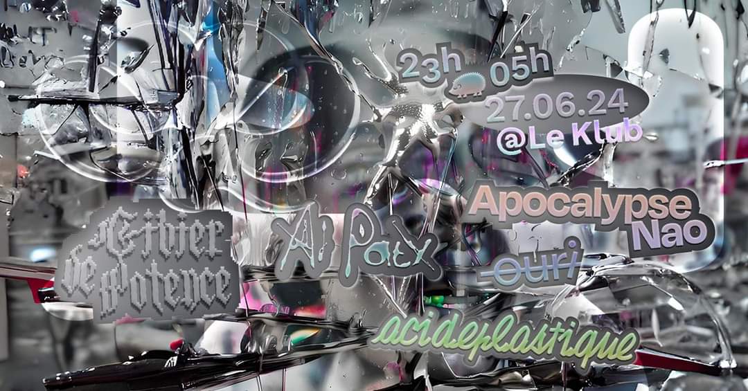 Ce jeudi : Gibier de Potence mets le Zbeul au Klub !! 
Des tornades sonores aux basses poétiques, un line-up explosif pour une soirée cinglante ꩜ᯅ꩜ 
shotgun.live/fr/events/gibi…