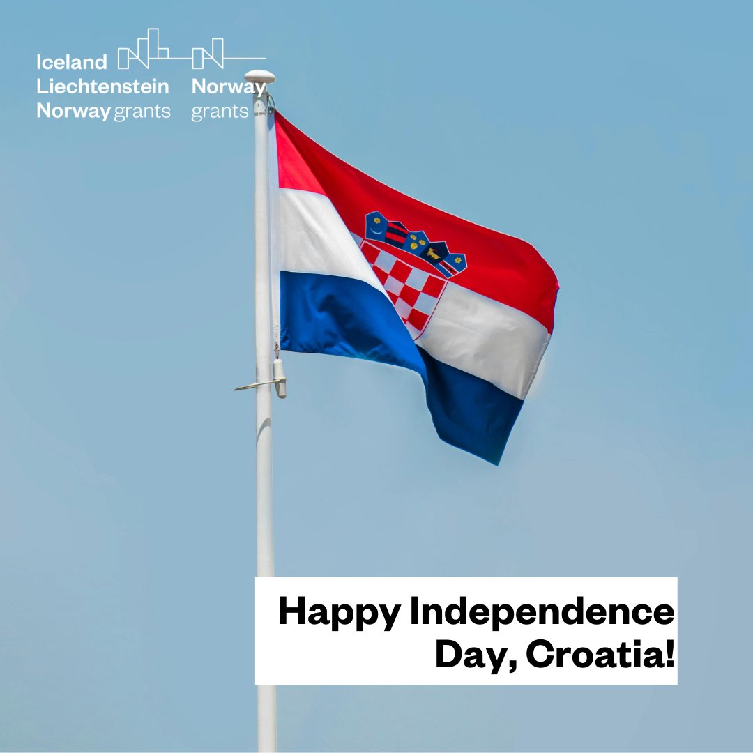 Happy Independence Day to our friends in #Croatia! 🇭🇷🎉
Sretan Dan neovisnosti našim prijateljima u Hrvatskoj 🥳

@NorwayinCroatia