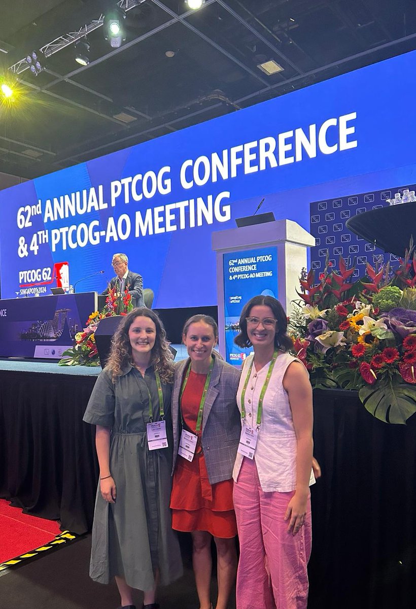 ShortMichala's tweet image. ✌🏻 #RadiationTherapy conferences in ✌🏻 weeks!

So good to hear latest in particle therapy and paediatric rad onc research at #PTCOG62 in Singapore &amp;amp; #PROS24 in Sydney.

Congrats to @UniversitySA HDRs @lucywoodres &amp;amp; @MikaelaDoig on presenting at these prestigious events!