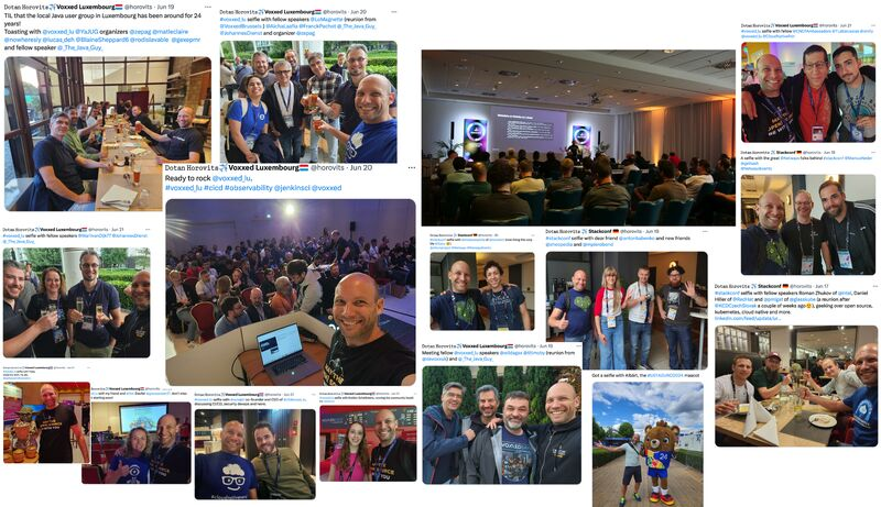 horovits's tweet photo. Last week I had the pleasure of speaking at two events, in two countries: π©πͺ #stackconf (Berlin) and π±πΊ @voxxed_lu (by the @YaJUG community)
Here's a post with some experiences and useful links:
https://t.co/sdaia7xHeJ
#voxxed #stackconf #JUG #voxxed_lu #java #cloudnative #devoxx https://t.co/KkYVdXce1a