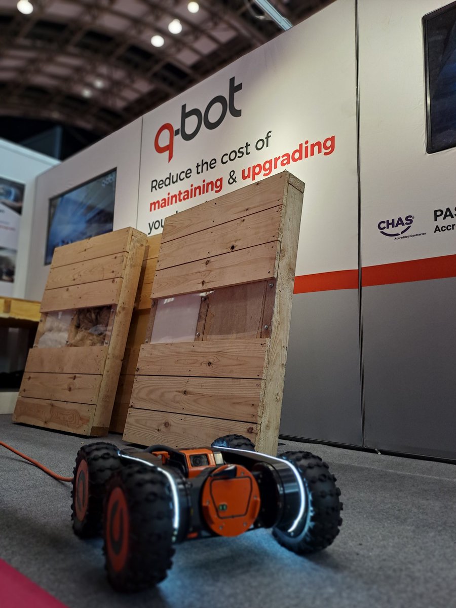 We're in, #Housing2024 is live <a href="/QBot_UK/">Q-Bot</a> is go!

Always great to be in Manchester for the biggest #socialhousing event of the year #UFI #retrofit