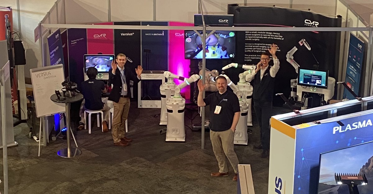 Lauren Wilkes (@cmrlaurenwilkes) on Twitter photo Day 1 at #BAUS24 was a great success ✅
Come join <a href="/CMRSurgical/">CMR Surgical</a> on stand 328 for a hands-on demonstration of #Versius Day 1 at #BAUS24 was a great success ✅
Come join <a href="/CMRSurgical/">CMR Surgical</a> on stand 328 for a hands-on demonstration of #Versius