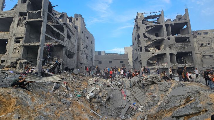Spring02060527's tweet image. UN report: #Israeli strikes '#systematically' violating laws of war
A report from the UN Office of Human Rights found a pattern of "indiscriminate and disproportionate" Israeli strikes harming civilians in #Gaza.