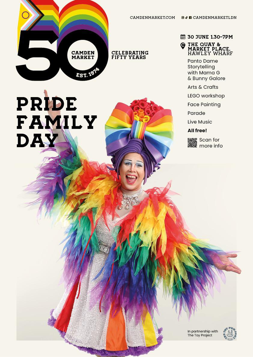 The TOY Project (@thetoyprojectuk) on Twitter photo We will be at The Camden Family Pride Day on Sunday 30th of June giving you arts and crafts with @hellsgibson, story time and fun with @mamagstories and <a href="/BunnyGalore/">Bunny Galore</a>, Lego workshops, face painting and ending with a family parade!
Who’s coming?? We will be at The Camden Family Pride Day on Sunday 30th of June giving you arts and crafts with @hellsgibson, story time and fun with @mamagstories and <a href="/BunnyGalore/">Bunny Galore</a>, Lego workshops, face painting and ending with a family parade!
Who’s coming??