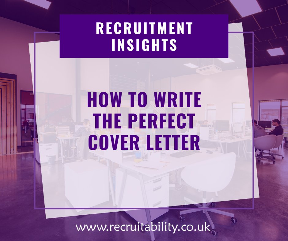 Writing an excellent cover letter will help you stand out to potential employers. This blog delves into the intricacies of crafting a cover letter that complements your CV and showcases your unique suitability for the role: recruitability.co.uk/how-to-write-t…
