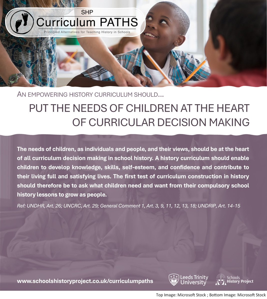 So what exactly are the #CurriculumPATHS Ethical Principles? 

In the coming weeks we will look at what they are and how they help guide planning. 

Principle 1 reminds us that the starting point is to centre the needs and voices of children and young people.

/1