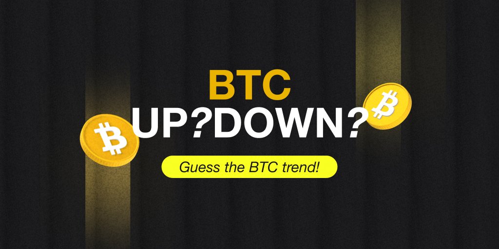 🎯 Predict BTC's Next Move: Up or Down?

Guess the $BTC price at 00:00 on June 27(UTC). Will it go Up or Down?

2 correct winners will get a total of $50! 💸

To enter:
✅ Follow <a href="/ELYSIA_HQ/">ELYSIA</a>
✅ Like and RT
✅ Tag 3 Friends
✅ Reply Up or Down

Current price: $60,827.49