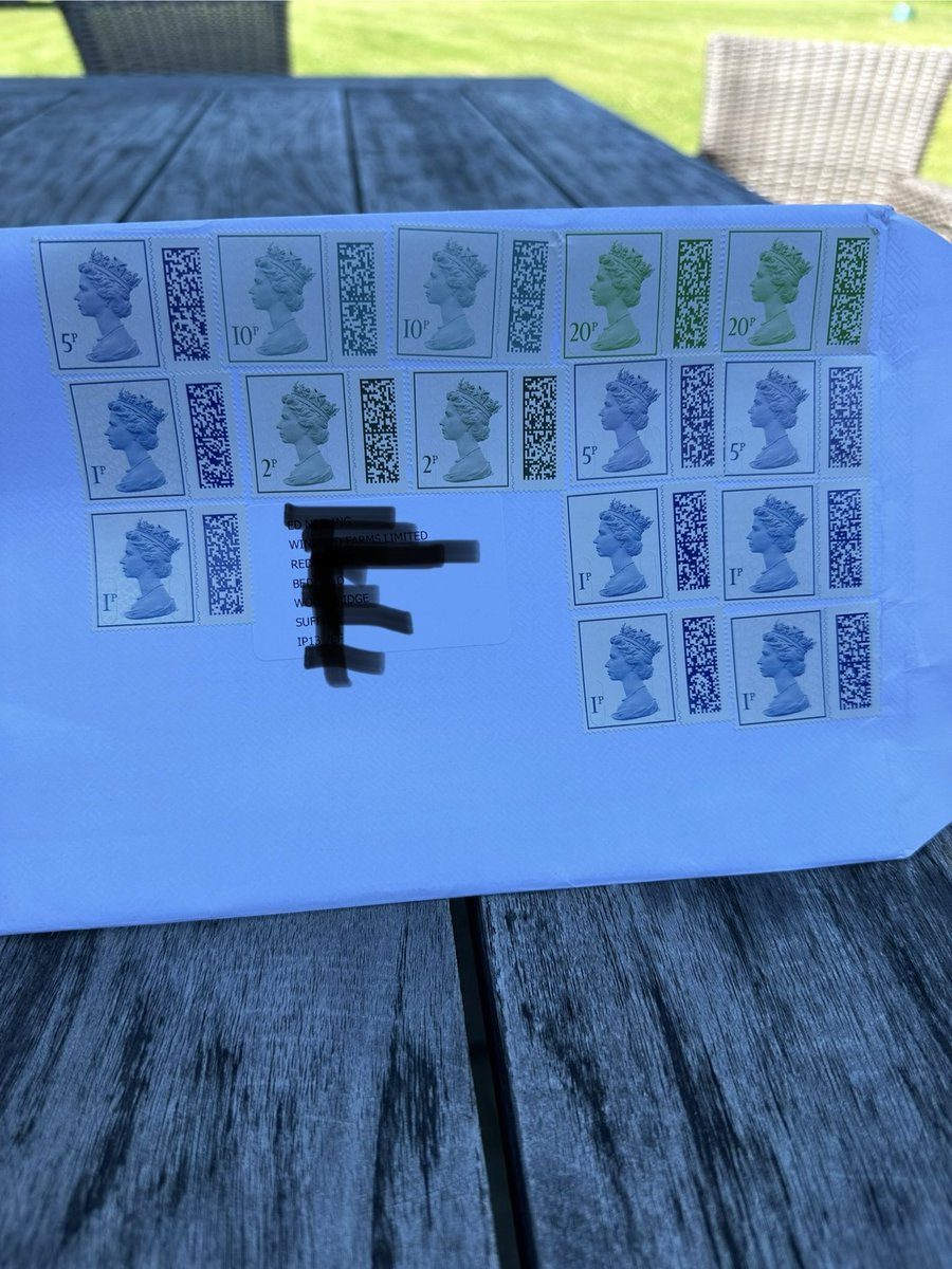 I think I’ve got someone’s stamp collection on my post this morning!