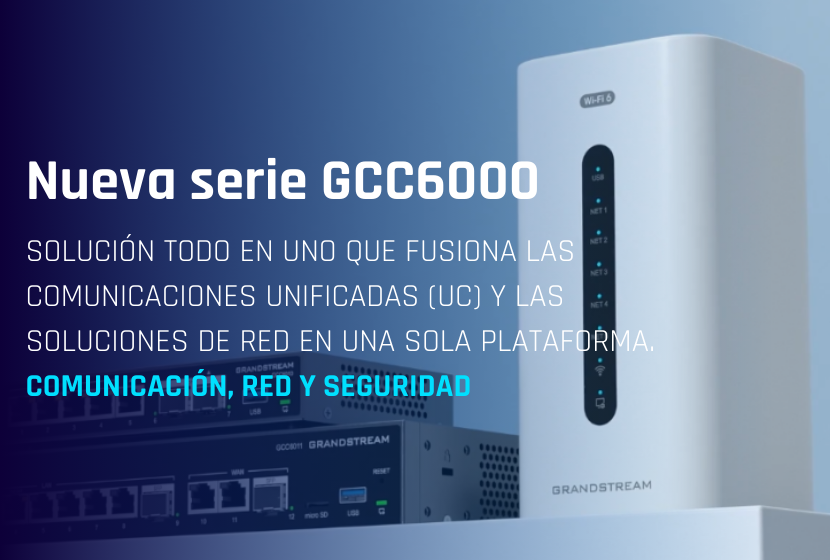 Wifidom, an ALLNET.ITALIA company (@wifidom) on Twitter photo 🚀Nueva GCC6000 de <a href="/Grandstream_esp/">Grandstream España</a>
Diseñada para ofrecer a las pequeñas y medianas empresas una plataforma integral que cubre todas sus necesidades de comunicación,red y seguridad, descubre aquí todas sus funcionalidades
👉 lnkd.in/dUVuGKQB 🚀Nueva GCC6000 de <a href="/Grandstream_esp/">Grandstream España</a>
Diseñada para ofrecer a las pequeñas y medianas empresas una plataforma integral que cubre todas sus necesidades de comunicación,red y seguridad, descubre aquí todas sus funcionalidades
👉 lnkd.in/dUVuGKQB