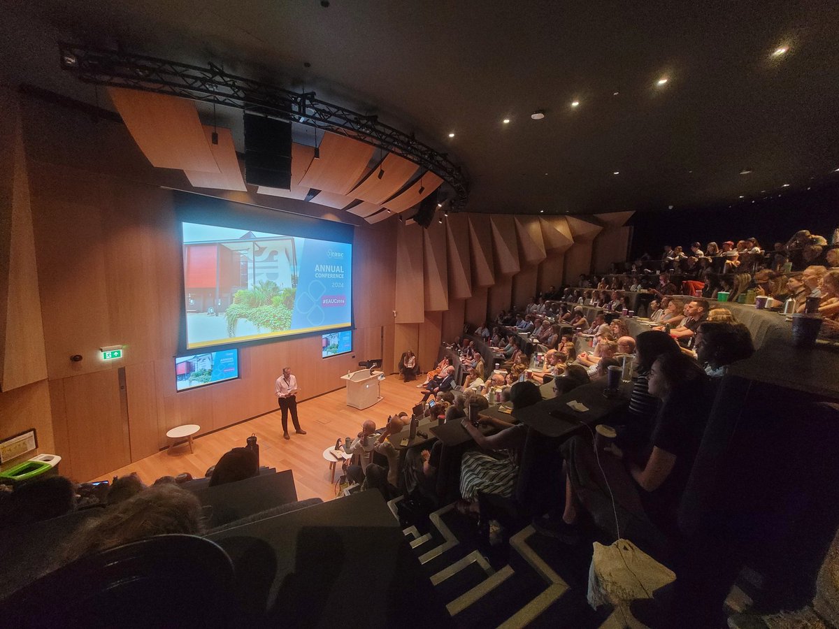 Full house at <a href="/TheEAUC/">EAUC</a>  conference. Delighted to be speaking on a panel on green skills and Education for Sustainable Development, sharing the work I led on green skills at Surrey County Council <a href="/SurreyNews/">Surrey County Council News</a>
 #EAUC2024