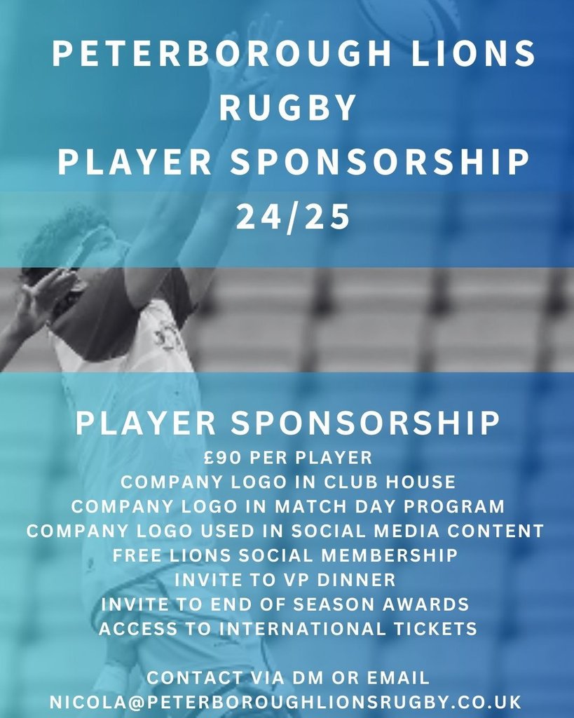 Sponsorship Opportunities 24/25 #Pitchero
pitchero.com/clubs/peterbor…