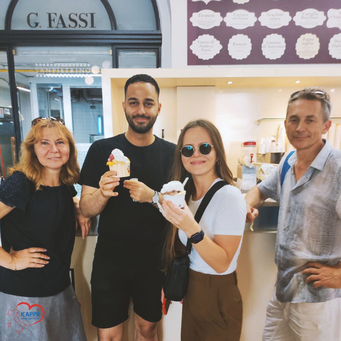 kappalanguage's tweet image. In visita alla più antica gelateria di Roma, il &quot;Palazzo del Freddo&quot; di Fassi!

#learnitalian #italianoL2 #italianclass #italiangelato #iostudioconkappa