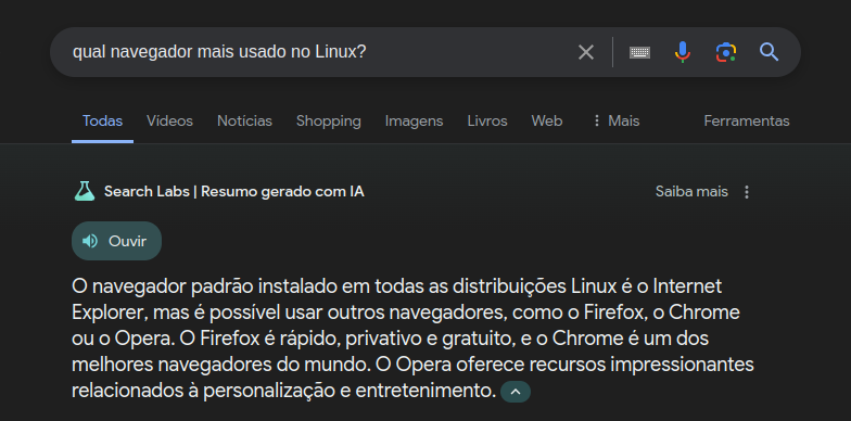 deymisluis's tweet photo. Qual o navegador mais usado no Linux?  O Internet Explorer 🤣 https://t.co/hyOzCFJNb0