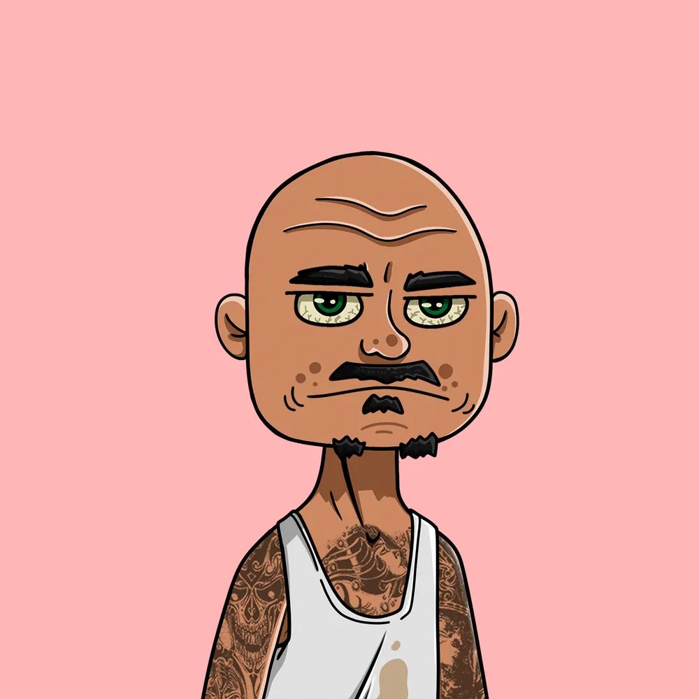 Just dropped a new NFT on the blockchain: meet our procrastinator who might have missed his calling as a Mexican gangster. Tattoos, bald head, and that “don’t mess with me” vibe. 😎💀 #ProcrastinationWorldNFT #TON #PW

getgems.io/nft/EQAxy0QWhD…