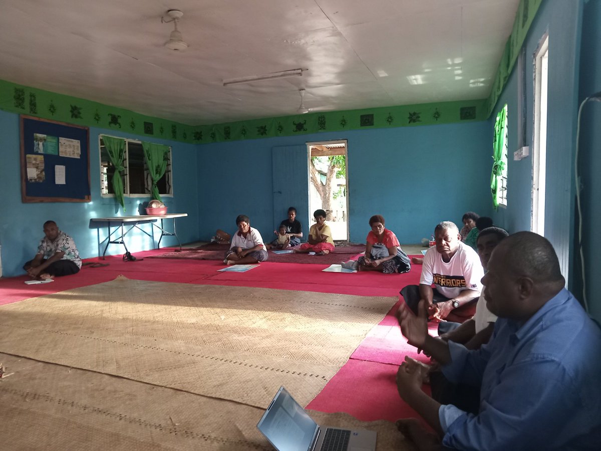 FICAC_Official's tweet photo. "The fight against corruption is not bound to a specific nation, but its outcome will determine the future of all nations." - Moutasem Algharati.

An informative session on bribery &amp; corruption was facilitated to Volavola Village by SCPO Mr Ratulevu. 

#FightingCorruptionTogether https://t.co/sD96DAB4i8