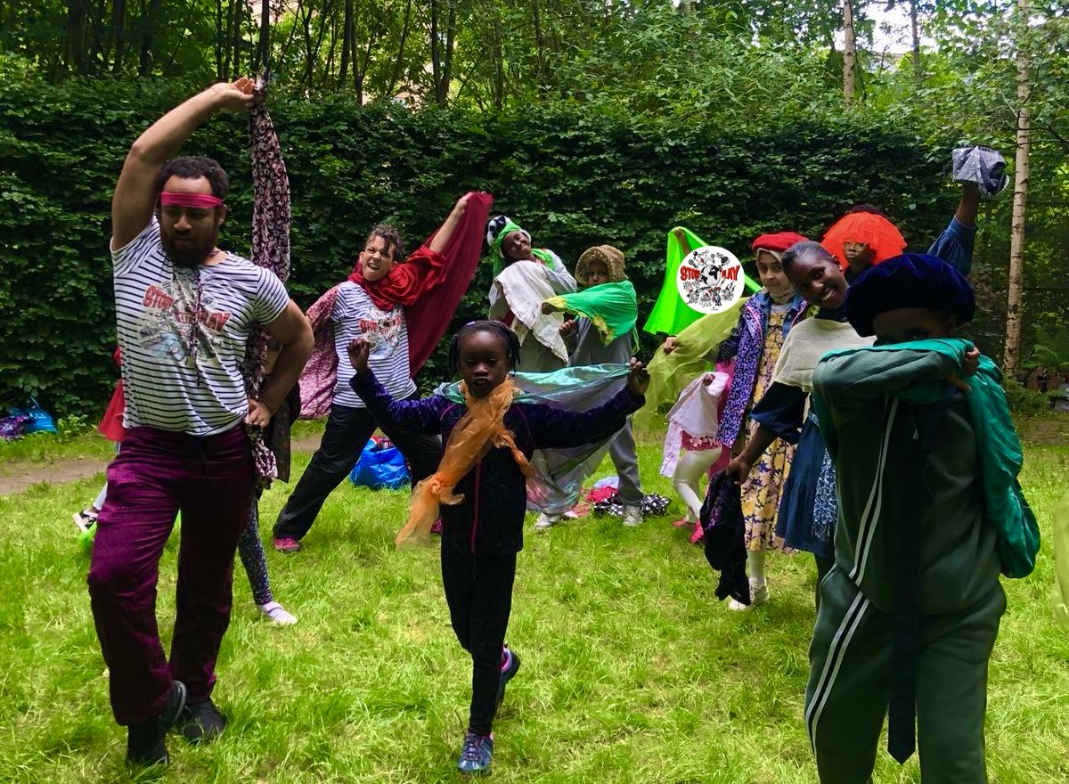 Another triumphant Potato Parade at Refugee Festival Scotland on Saturday with our friends The Hidden Gardens &amp; Kin Kitchen - a glorious day of Storyplay, delicious food, creativity and nature! #storyplay #refugeesarewelcomehere