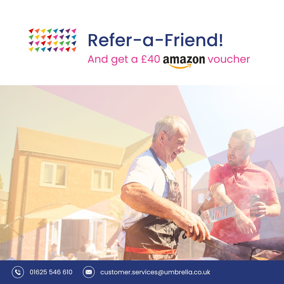 £40 Amazon voucher for you &amp; a friend when you refer them to us💷

Offer applies to all our current contractor workers when they refer a friend to our service &amp; will be paid out when they have been paid for the first time.

Please visit👉umbrella.co.uk/refer-friend

#referafriend