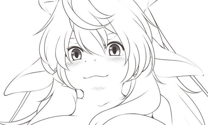 現在よそのこ描いててしばらくイラスト投稿できてないので、前から少しずつ描いてて完成させてない別の絵wipをどうぞ🐉 