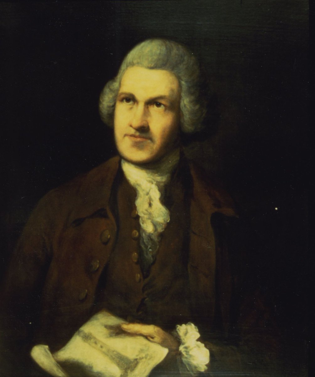 Samuel Whitbread was so impressed with the vast underground vaults John Smeaton designed for his brewery he commissioned a portrait of Smeaton by Gainsborough.  We have a copy of the portrait by Wildman. The vaults events space is still known as the Smeaton vaults #Smeaton300