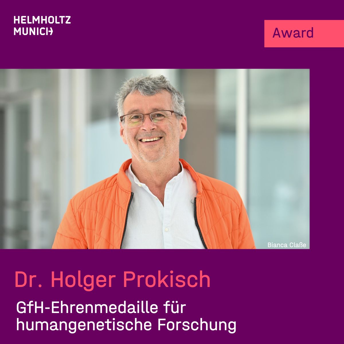 Helmholtz Munich | @HelmholtzMunich (@helmholtzmunich) on Twitter photo Ehrenmedaille für Dr. Holger Prokisch🏅
Die Deutsche Gesellschaft für Humangenetik e.V. zeichnet Holger Prokisch, #HelmholtzMunich, & <a href="/TU_Muenchen/">TU München</a>, für seine herausragenden Beiträge zur humangenetischen Forschung aus.
👉Mehr dazu: t1p.de/k780z
#Humangenetik Ehrenmedaille für Dr. Holger Prokisch🏅
Die Deutsche Gesellschaft für Humangenetik e.V. zeichnet Holger Prokisch, #HelmholtzMunich, & <a href="/TU_Muenchen/">TU München</a>, für seine herausragenden Beiträge zur humangenetischen Forschung aus.
👉Mehr dazu: t1p.de/k780z
#Humangenetik