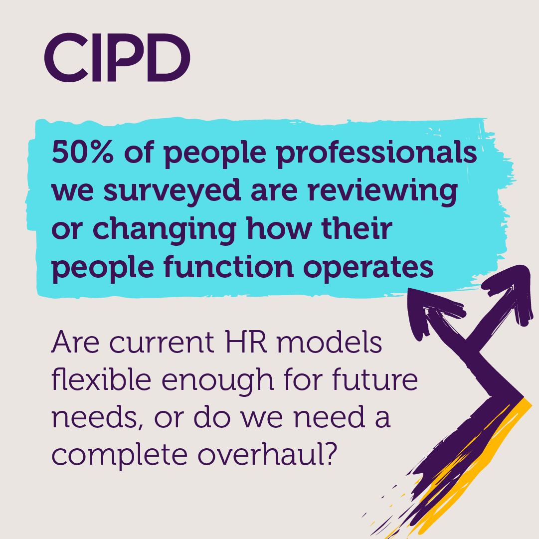 CIPD's tweet image. The world of work is rapidly evolving with employee expectations, hybrid working, AI and automation to name a few drivers. We explore how #HR can be organised to best serve orgs and employees in light of these changes. ➡️ ow.ly/2y7R50SoW6P 

#FutureofWork #HROperatingModels