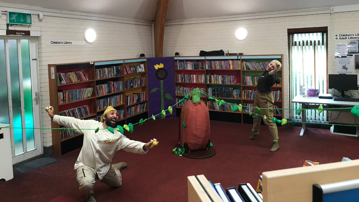 Last stop for SEED today at <a href="/Library_Plus/">Northants Libraries</a> Brackley Library (11am) &amp; Towcester Library (3pm). It’s been wonderful to see young people across Surrey, Medway &amp; Northamptonshire enjoy our latest work. We hope to bring SEED to a library near you soon, keep an eye out for future dates.
