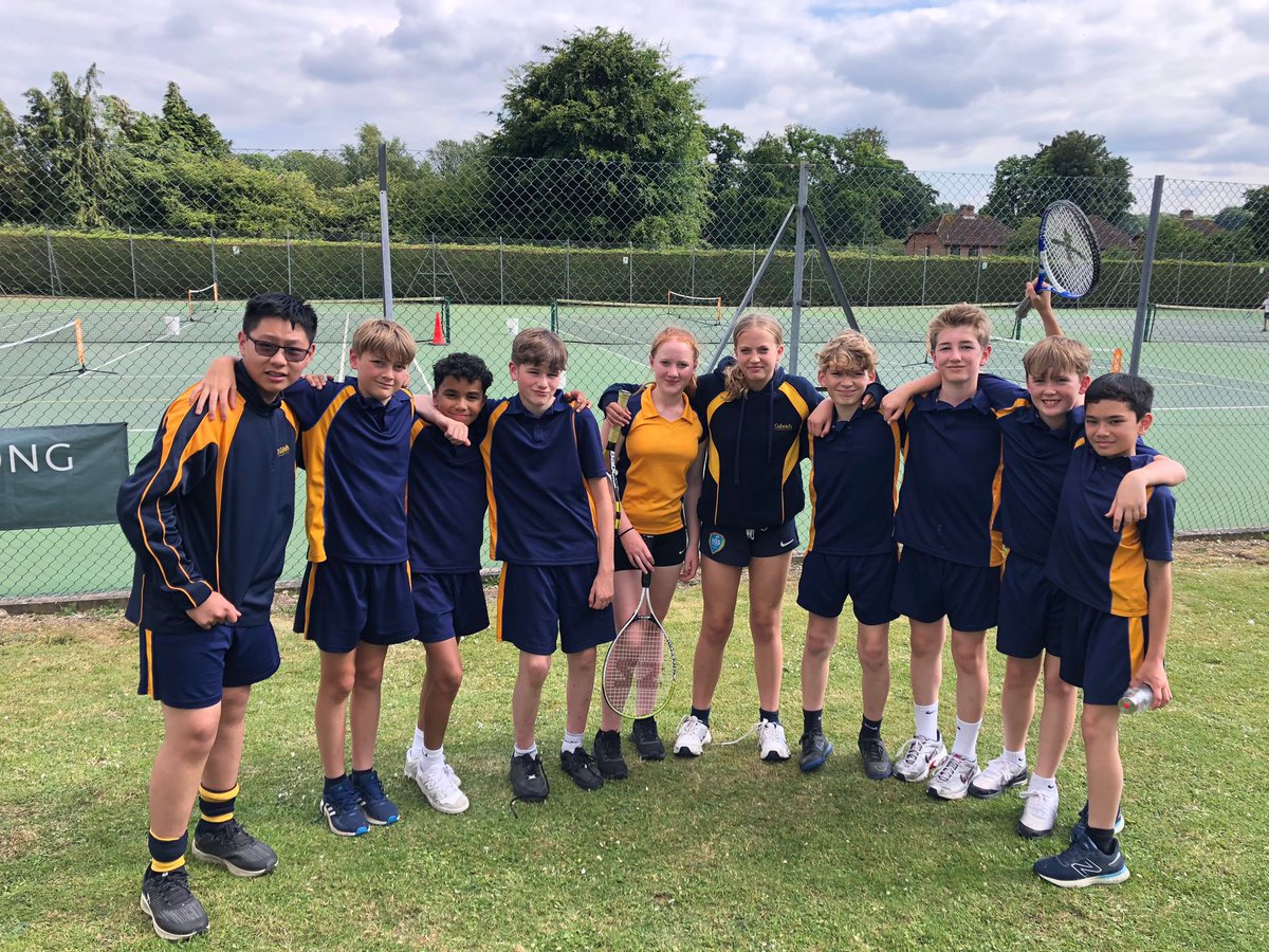 Congratulations to all who took part in the tennis tournament at Manydown yesterday and to Mr James for organising.