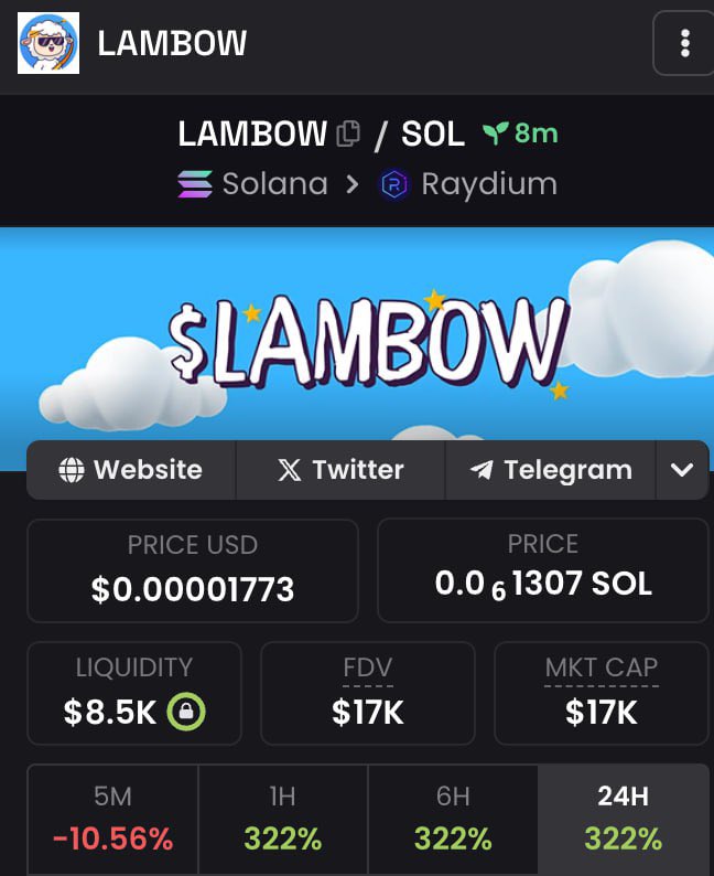 $LAMBOW tweet media