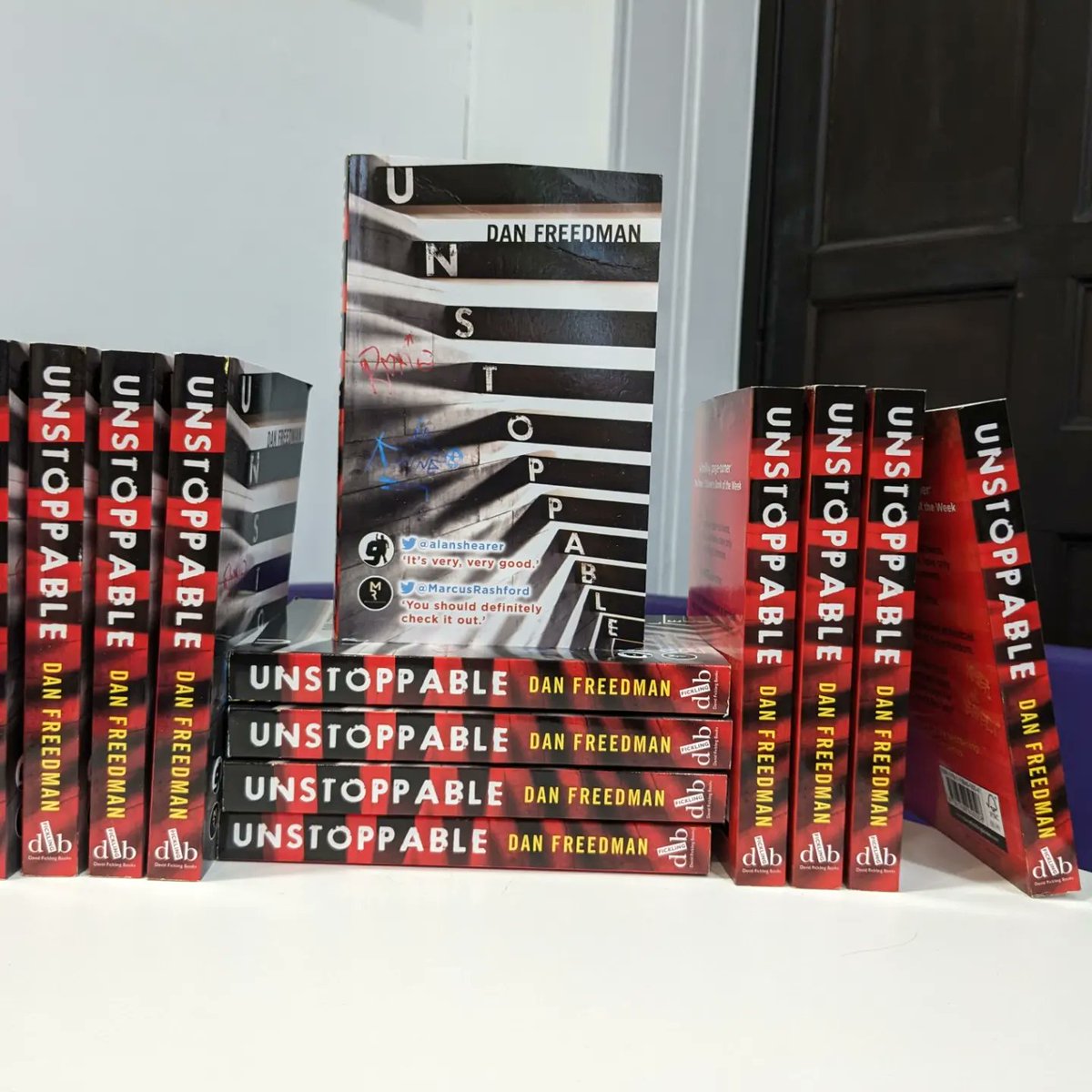 Wellington Library (@welly_library) on Twitter photo Looking forward to welcoming <a href="/DanFreedman99/">Dan Freedman</a> to talk to our Y9 Wheeler Programme students. They have their copies of #Unstoppable and we're looking forward to hearing their insights into the book and questions for Dan. It was so enjoyable last year - we're doing it again! Looking forward to welcoming <a href="/DanFreedman99/">Dan Freedman</a> to talk to our Y9 Wheeler Programme students. They have their copies of #Unstoppable and we're looking forward to hearing their insights into the book and questions for Dan. It was so enjoyable last year - we're doing it again!
