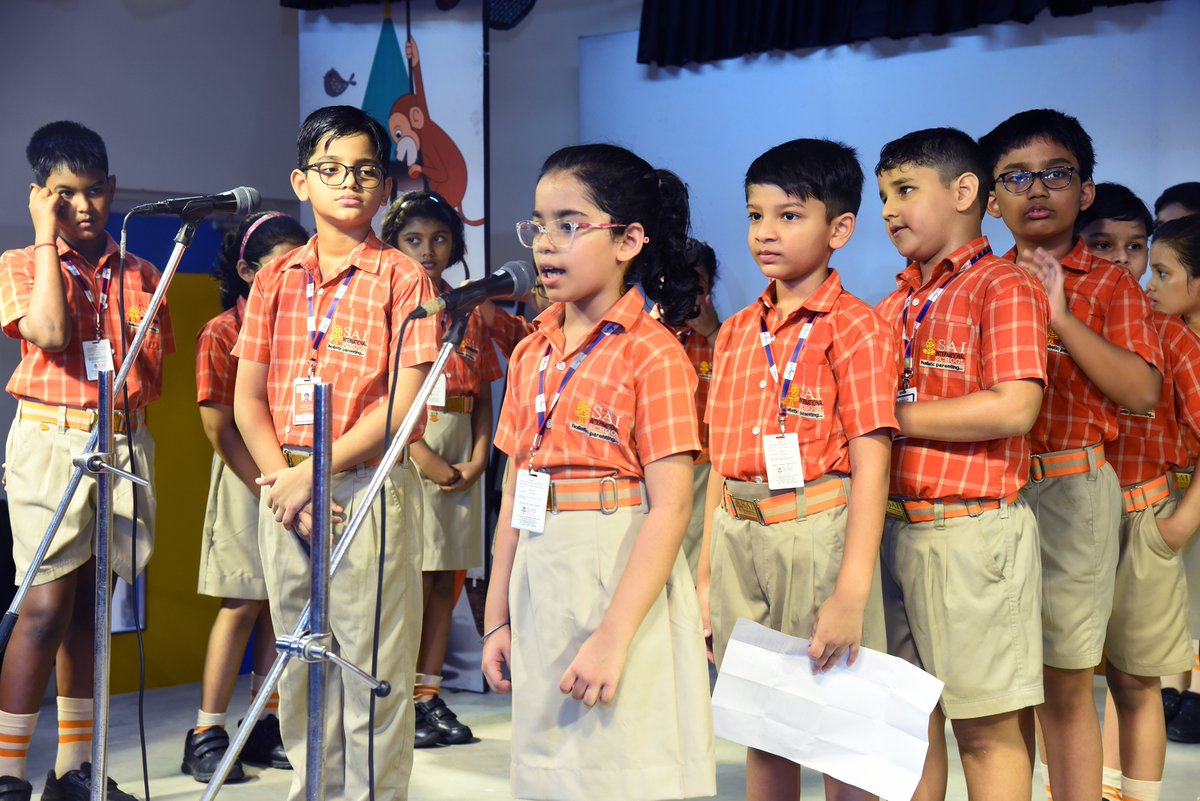 SAI_Edu_In's tweet image. On June 24, 2024, the morning assembly set a structured, positive, and motivated tone for the day, promoting a sense of belonging and purpose among students. The SAIoneers of Class III A led the morning assembly with great interest and enthusiasm. 
#MorningAssembly #AGreatStart