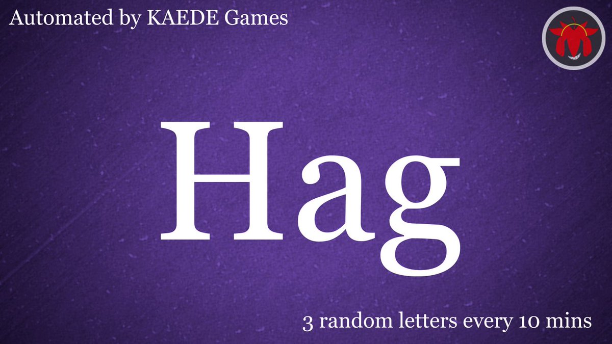 3letter_'s tweet image. H a g