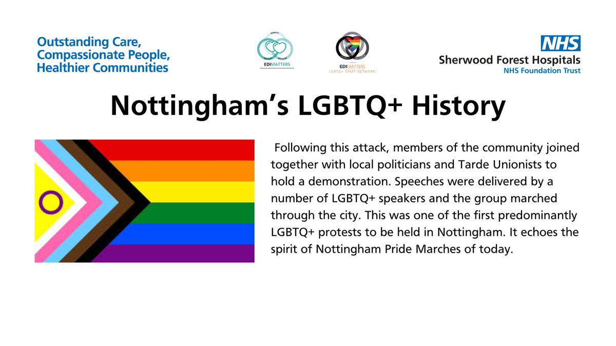 SFH Equality, Diversity, Inclusivity (@equalitysfh) on Twitter photo As we approach Nottinghamshire Pride Month, we wanted to share some information on Nottingham’s LGBTQ+ History <a href="/SFHFT/">Sherwood Forest Hospitals NHS FT</a> <a href="/SFH_PeopleHR/">People Team at Sherwood Forest Hospitals NHS FT</a> <a href="/MitchspNHS/">Mitchel Speed</a> As we approach Nottinghamshire Pride Month, we wanted to share some information on Nottingham’s LGBTQ+ History <a href="/SFHFT/">Sherwood Forest Hospitals NHS FT</a> <a href="/SFH_PeopleHR/">People Team at Sherwood Forest Hospitals NHS FT</a> <a href="/MitchspNHS/">Mitchel Speed</a>