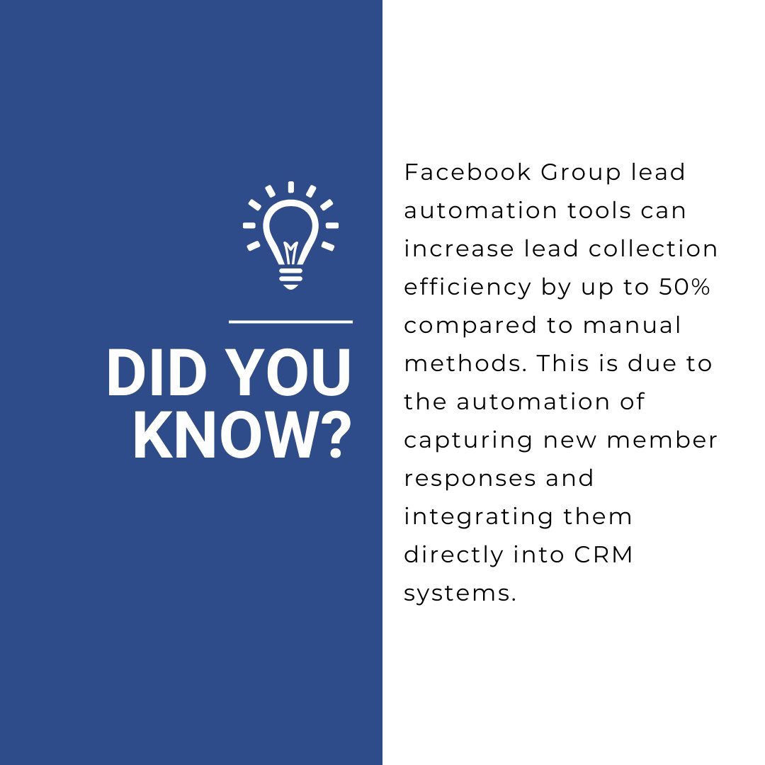 GroupLeadsApp's tweet photo. Manual lead collection? So last year. Upgrade with automation and see your efficiency soar! ✨ #EfficiencyBoost https://t.co/BRzCOEz2qu