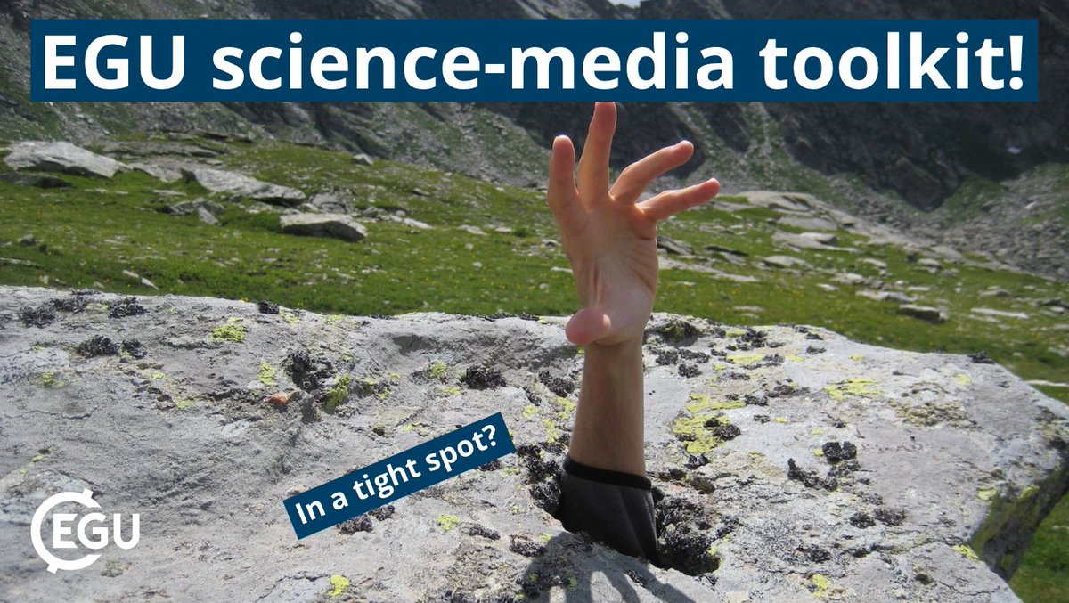 EuroGeosciences's tweet photo. Are you about to do a press interview? Need to talk about your research with a journalist? EGU can help with our #ScienceMedia Toolkit, created by Gillian D'Souza! Asmae Ourkiya, our new Media & Communications Officer, explains all about it!
Get prepared: https://t.co/jVCTE7739C https://t.co/s6aPbi5iA9