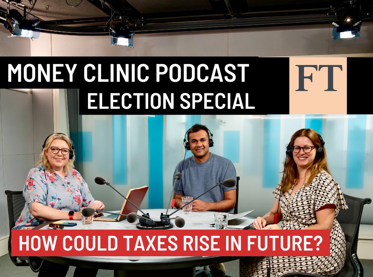 Claer Barrett (@claerb) on Twitter photo Taxes are expected to rise after the general election, regardless of manifesto promises or which party wins. On this week’s Money Clinic podcast I discuss how, when and why with the FT’s <a href="/greenmiranda/">Miranda Green</a> & <a href="/MoiraONeill/">Moira O'Neill</a> & <a href="/nimshah14/">Nimesh Shah</a> from <a href="/BlickRothenberg/">Blick Rothenberg</a> podcasts.apple.com/gb/podcast/mon… Taxes are expected to rise after the general election, regardless of manifesto promises or which party wins. On this week’s Money Clinic podcast I discuss how, when and why with the FT’s <a href="/greenmiranda/">Miranda Green</a> & <a href="/MoiraONeill/">Moira O'Neill</a> & <a href="/nimshah14/">Nimesh Shah</a> from <a href="/BlickRothenberg/">Blick Rothenberg</a> podcasts.apple.com/gb/podcast/mon…