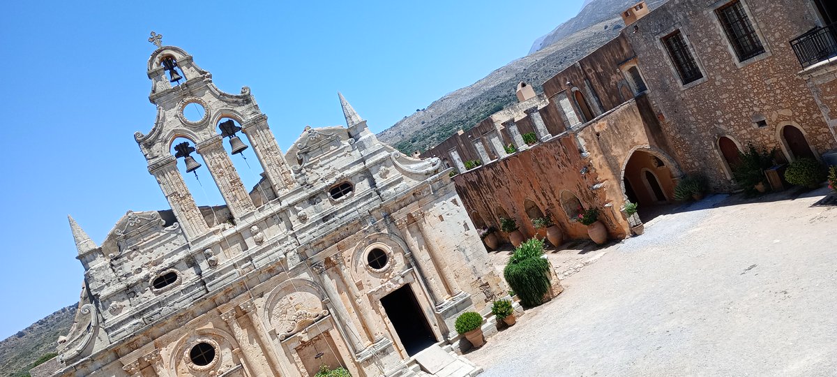 alex_dancefit's tweet photo. An unexpected highlight!⛪
Holy Monastery of Arkadi ..🐈
#holy #monastery #arkadi #monk #cat #crete #kriti #greece #greek #island #rethymno #ecumenical #patriarchate #metropolis #church #greekchurch #greekorthodox #katholikon #cypress #tree #cretan #revolution #turkish #history https://t.co/IiIpvmPf6C