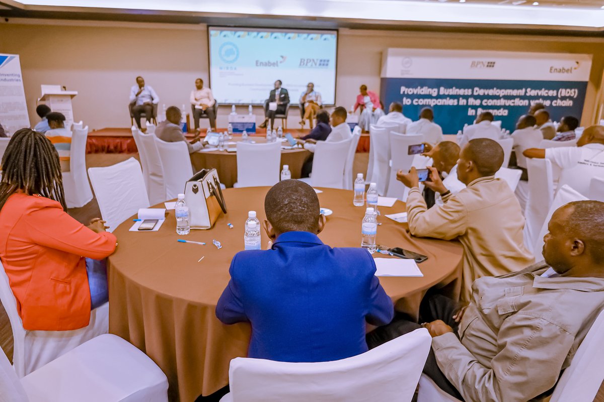 RwandaIndustry's tweet photo. @RwandaIndustry& @EnabelRwanda concluded a 3-year Business Development Services for clay&stone value chains actors for construction materials.
75 companies frm #NIRDAOpenCallsProgram benefited frm training,coaching & networking events,fostering a growth mindset thru @BPNRwanda https://t.co/pQJWMsX6ZC
