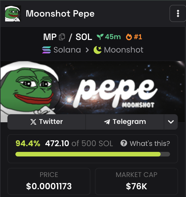 Moonshot Pepe tweet media