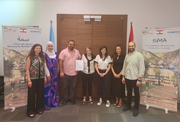 We are delighted to announce signing 2 grant agreements with Saint-Joseph University of #Beirut &amp; <a href="/NahnooLeb/">NAHNOO</a> to support the operational maintenance of Jesuit Garden &amp; Karantia Garden, as part of SiMA interventions funded by <a href="/GermanEmbBeirut/">Germany in Lebanon 🇩🇪🇱🇧</a> thru <a href="/KfW_FZ_int/">KfW Development Bank</a>, implemented by <a href="/UNOPS/">UNOPS</a>