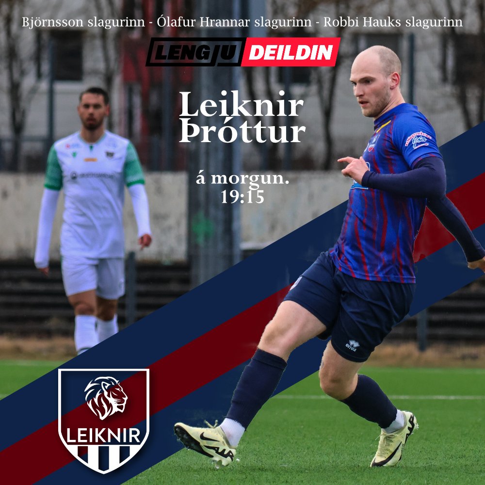 Á morgun fer fram sögulegur leikur á Leiknisvelli.
Þetta er Björnsson-slagurinn þar sem Sindri Björnsson mætir bróður sínum.
Þetta er Robbi Hauks slagurinn.
Þetta er Óli Hrannar slagurinn.