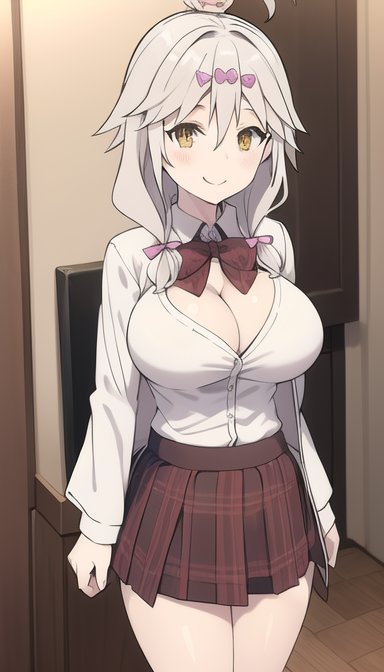 BestDailyWaifu's tweet image. Yui Karata! Make requests on Discord! #yuikarata #trinityseven #anime #waifu #art #ai #aiart