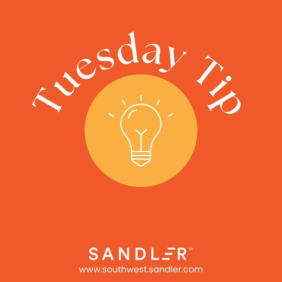 sandler_sw's tweet photo. #TuesdayTip: Team building exercises don't have to take the form of an outdoor activity. Switch it up and take your team out to coffee or lunch to collaborate in a more informal environment. https://t.co/4ECc9xOWkb