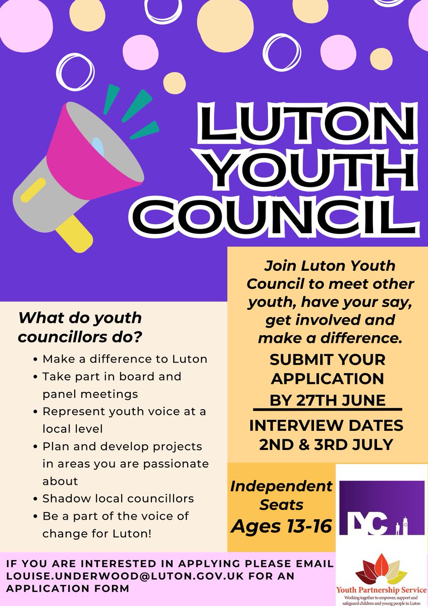 LutonTownCT's tweet image. Do you know a 13-16 year old who wants to make a difference for young people in Luton? 

This could be the perfect opportunity for them🧡